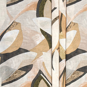 Flickering Light Golden Fern by Carole Designer Fabric