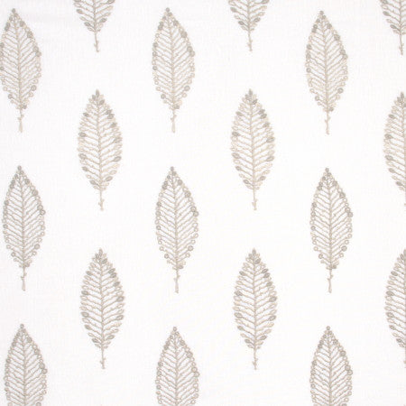 Garden Wall Bone by Carole Designer Fabric For The Window 50% Linen, 30% Viscose, 20% Polyester China 11 1/2" V, 10 3/4" H 52" - Swanky Fabrics -