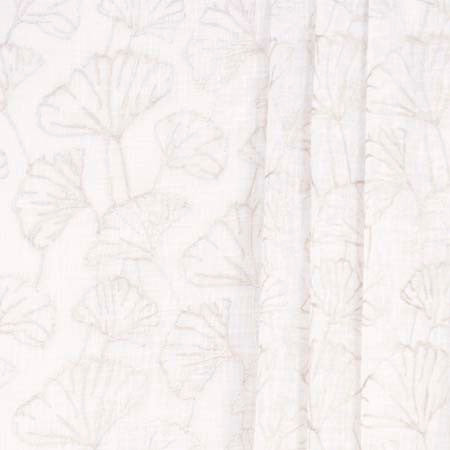 Island Culture Sand by Carole Designer Fabric Sheer Intrigue 100% Polyester India 11 3/8"V, 11 3/8" H 51" - Swanky Fabrics -