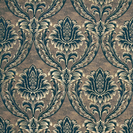 Place Among Peacock by Carole Designer Fabric Wellington 100% Polyester CHINA N/A 21 1/2" V, 14" H 55" - Swanky Fabrics -