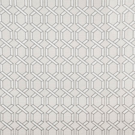 Next To Me Platinum by Carole Designer Fabric Earth & Stone Base: 97% Polyester, 3% Linen. Embr: 100% Polyester India 30,000 WYZENBEEK DOUBLE RUBS 4 1/2" V, 4 1/4" H 52" - Swanky Fabrics -