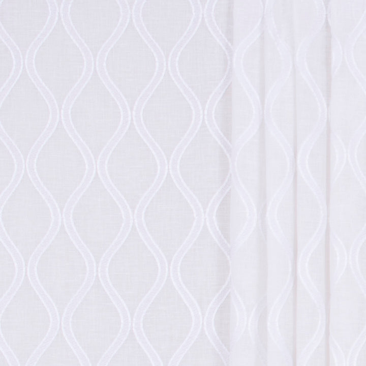 Semicircle Cloud by Carole Designer Fabric Sheer Intrigue 54% Linen, 32% Cotton, 14% Polyester India N/A Horizontal: 3.25 and Vertical: 4.5 52 - Swanky Fabrics -