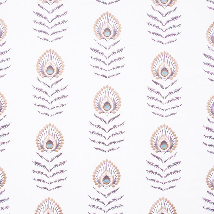 Peacock Feather Ivory by Carole Designer Fabric Lemongrass 60% Polyester, 30% Viscose, 10% Cotton China N/A Horizontal: 10.5 and Vertical: 11.75 52 - Swanky Fabrics -