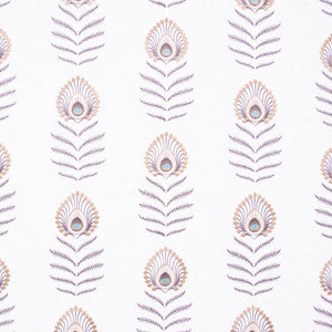 Peacock Feather Ivory by Carole Designer Fabric