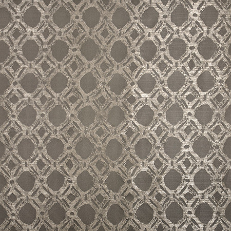 Never Lost Taupe by Carole Designer Fabric Marble & Brass 100% Polyester China 11 3/4" V, 14 5/8" H 56" - Swanky Fabrics -