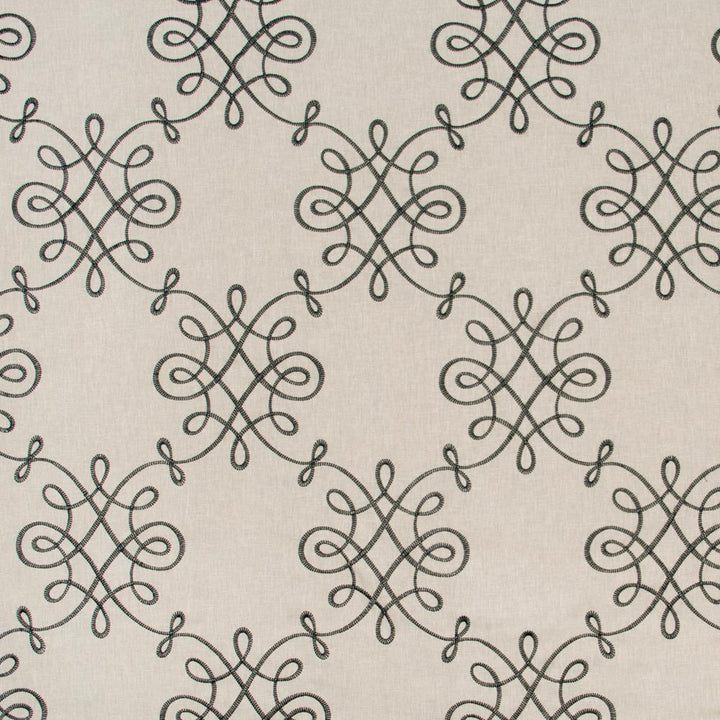 State Of Grace Mocha by Carole Designer Fabric Onyx & Ivory 60% Polyester, 30% Cotton, 10% Linen India N/A Horizontal: 13 and Vertical: 1575 50 - Swanky Fabrics -