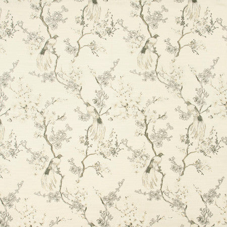 Bird In Waiting Taupe by Carole Designer Fabric Birch 63% Polyester, 37% Viscose India N/A 20 5/8" V, 13 1/2" H 51" - Swanky Fabrics -
