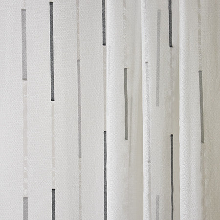 Something To Gain Metal by Carole Designer Fabric Sheer Philosophy 100% Polyester Turkey N/A </p><p>Repeat: 15 1/8" V, 19 1/8" H 124" - Swanky Fabrics -