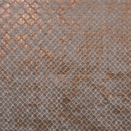 Make A Splash Bronze by Carole Designer Fabric Skyscraper 100% Polyester India 1 1/2" V, 1 1/2" H 54" - Swanky Fabrics -