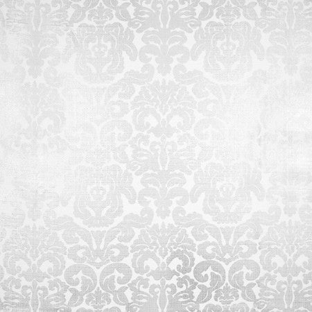 Wedding Dance Silver by Carole Designer Fabric Birch 100% Polyester China 18 3/4" V, 16 7/8" H 55" - Swanky Fabrics -