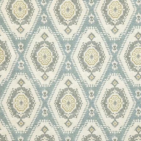 Thornwood Spa by Carole Designer Fabric Dewdrop 100% Cotton Spain 18" V, 4 1/2" H HD 54" - Swanky Fabrics -
