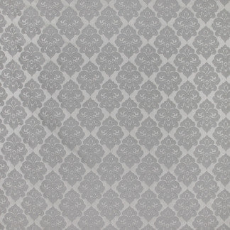 Ambassador Park Silver by Carole Designer Fabric Sense Of Style 100% Polyester China 6 3/4" V, 7" H 55" - Swanky Fabrics -