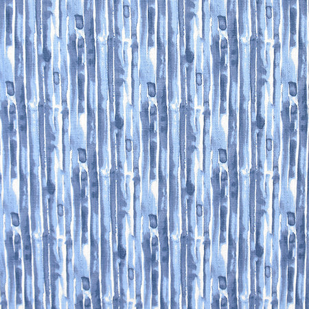 Speed Through Indigo by Carole Designer Fabric Bluebell 100% Cotton Pakistan 30,000 Wyzenbeek Double Rubs 12 1/2" V, 13 1/4" H 54" - Swanky Fabrics -