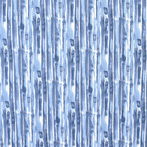 Speed Through Indigo by Carole Designer Fabric