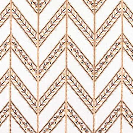 At This Moment Adobe by Carole Designer Fabric Harvest 60% Polyester, 40% Cotton India 15 1/8" V, 12 3/8" H 50.75" - Swanky Fabrics -