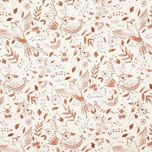 Bird Lover Terra by Carole Designer Fabric