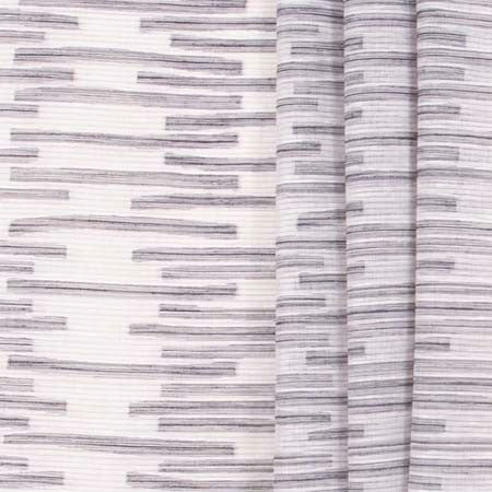 Endless Options Chrome by Carole Designer Fabric Sheer Genius,Sheer Intrigue 75% Polyester, 25% Linen Turkey N/A Horizontal: 11 1/2" and Vertical: 9 1/4" V 59" - Swanky Fabrics -