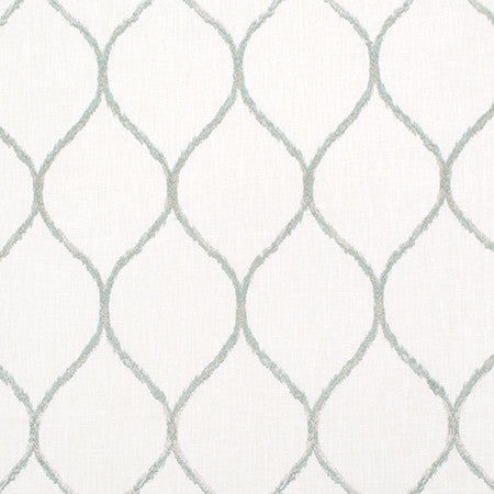 As You Go Mint by Carole Designer Fabric Jade 52% Cotton, 25% Rayon, 18% Polyester, 5% Linen India N/A 7 1/2" V, 4 1/4" H 52" - Swanky Fabrics -