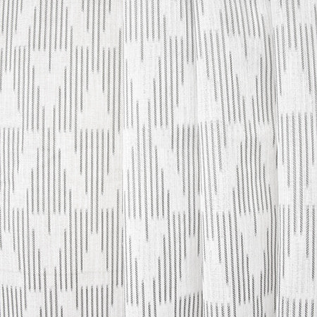 Stand Here Gray by Carole Designer Fabric Sheer Luxury 100% Polyester TURKEY N/A 11 3/8" V, 7 7/8" H 118" - Swanky Fabrics -