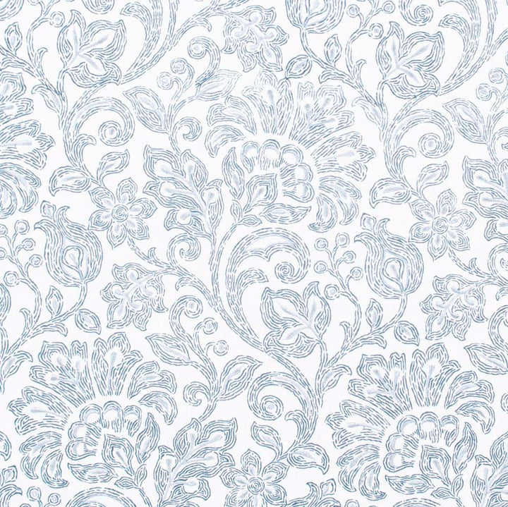 Few Words Mineral by Carole Designer Fabric Red Sea 100% Cotton India N/A Horizontal: 14.5 and Vertical: 24.5 54 - Swanky Fabrics -