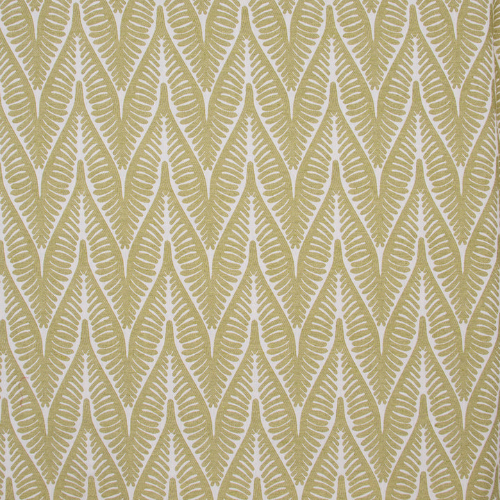 Silver Brake Fern by Carole Designer Fabric Lemongrass 62% Polyester, 38% Cotton India Passes 50,000 Double Rubs Wyzenbeek Horizontal: 6.875 and Vertical: 6.75 54 - Swanky Fabrics -