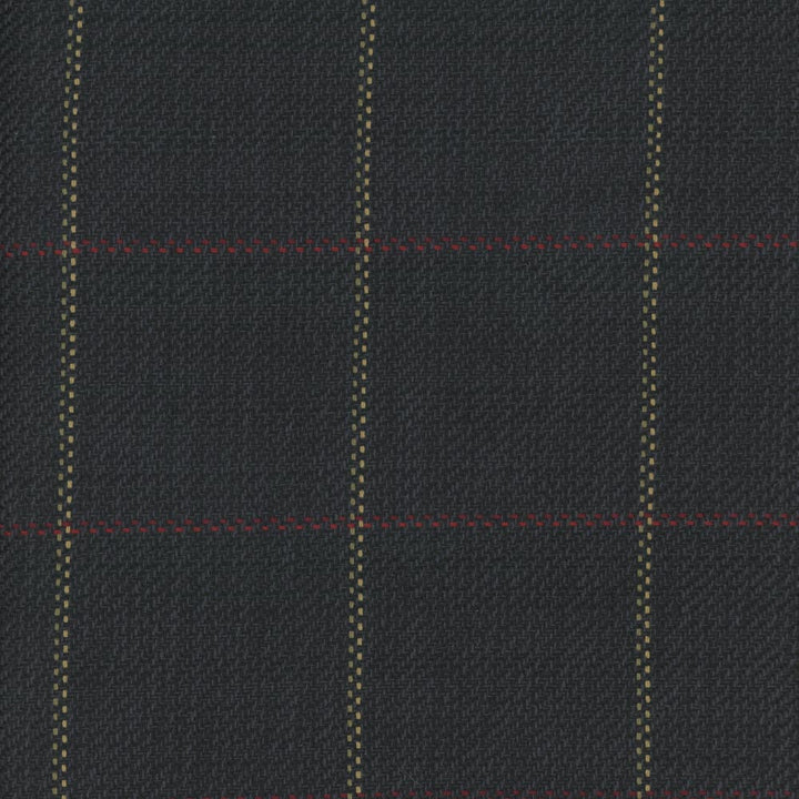 Ocean Liner Charcoal by Carole Designer Fabric Bar Harbor 100% Cotton India N/A Horizontal: 3 and Vertical: 3 54 - Swanky Fabrics -
