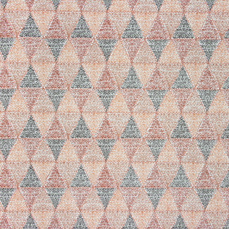 Arrow Persimmon by Carole Designer Fabric Summer Garden 100% Cotton India Passes 25,000 Circular Rubs Martindale </p><p>Repeat: 8 7/8" V, 9" H 54" - Swanky Fabrics -