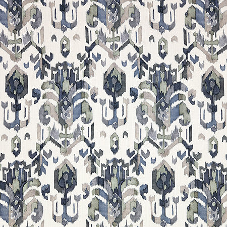 Marchington Midnight by Carole Designer Fabric Earth & Stone 100% Polyester Printed In Usa 33,000 WYZENBEEK DOUBLE RUBS 27 3/4" V, 7 1/2" HD 56" - Swanky Fabrics -