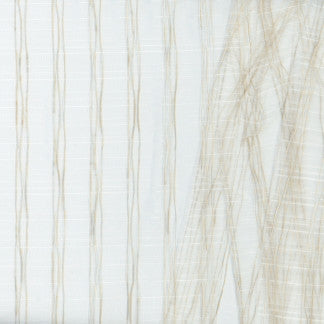 Pencil Thin Parchment by Carole Designer Fabric Sheer Wonder 100% Polyester TURKEY N/A Horizontal: 0" and Vertical: 1" H 118" - Swanky Fabrics -