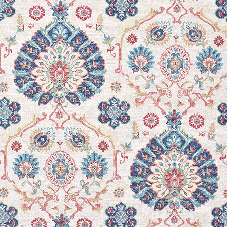 Traditions Of Multi by Carole Designer Fabric Harvest 75% Cotton, 25% Linen Pakistan 17,000 Wyzenbeek Double Rubs 27" V, 27" H HD 54" - Swanky Fabrics -