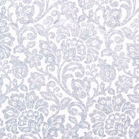 Few Words Denim by Carole Designer Fabric Red Sea 100% Cotton India N/A Horizontal: 14 1/2" and Vertical: 24 1/2" V 54" - Swanky Fabrics -