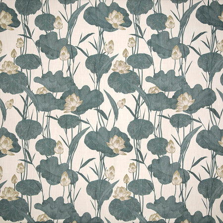 Be Seen Linen by Carole Designer Fabric Misty Glen 72% Polyester, 20% Rayon, 8% Linen China 27" V, 27 1/4" H 55"" - Swanky Fabrics -