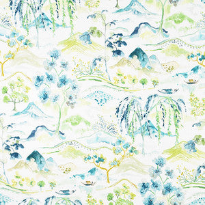 A Day Off Seafoam by Carole Designer Fabric