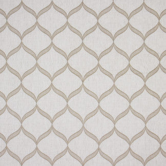 Undertow Dove by Carole Designer Fabric Looking Glass 50% Polyester, 40% Cotton, 10% Linen CHINA 5 3/4" V, 7 3/4" H 52" - Swanky Fabrics -