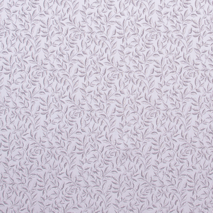 With Intent Dove Gray by Carole Designer Fabric White Smoke 100% Polyester India N/A Horizontal: 9.25 and Vertical: 9.25 54 - Swanky Fabrics -