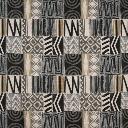 This Is It Stone by Carole Designer Fabric ONYX & IVORY 75% Cotton, 25% Linen- Soil Repellent Pakistan Passes 20,000 Double Rubs Wyzenbeek </p><p>Repeat: 18" V, 18" H 55" - Swanky Fabrics -