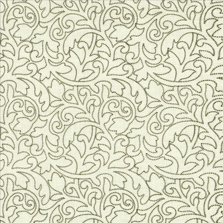 Filly Grey  by Kasmir Designer Fabric 5141 55% Linen
45% Rayon
 CHINA 30,000 Wyzenbeek Double Rubs Horizontal: 12 inches and Vertical: 12 inches 50  - Swanky Fabrics -