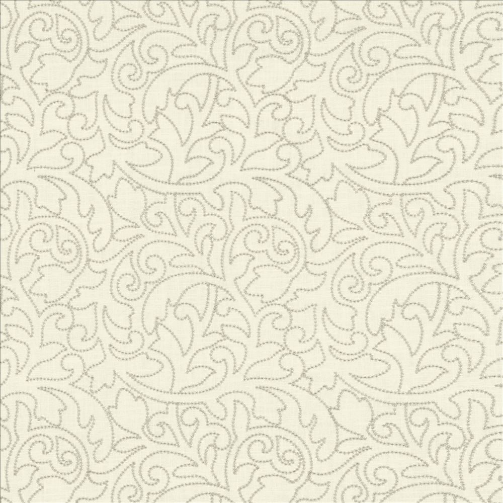 Filly Silver by Kasmir Designer Fabric 5141 55% Linen
45% Rayon
 CHINA </p><p>Repeat: Horizontal: 12 inches and Vertical: 12 inches 50 - Swanky Fabrics -