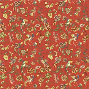 Fine Feathered Vermillion by Kasmir Designer Fabric