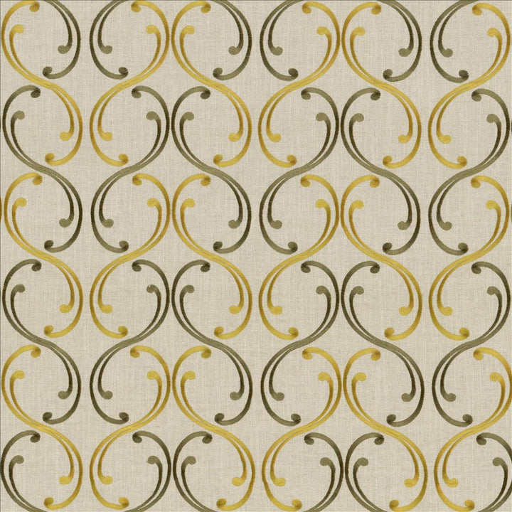 Flirtatious Peridot by Kasmir Designer Fabric See sample 70% Rayon
30% Linen
Embroidery
100% Rayon
 INDIA 30,000 Wyzenbeek Double Rubs </p><p>Repeat: Horizontal: 8 5/8 inches and Vertical: 9 inches 52 - Swanky Fabrics -
