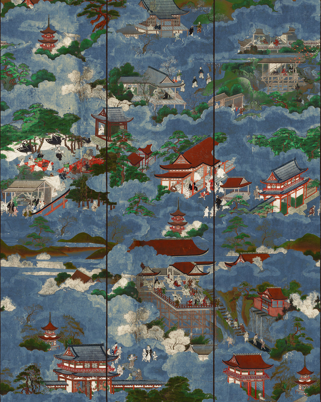 Floating World Blue wallpaper by Mind the Gap (WP20646), swatch
