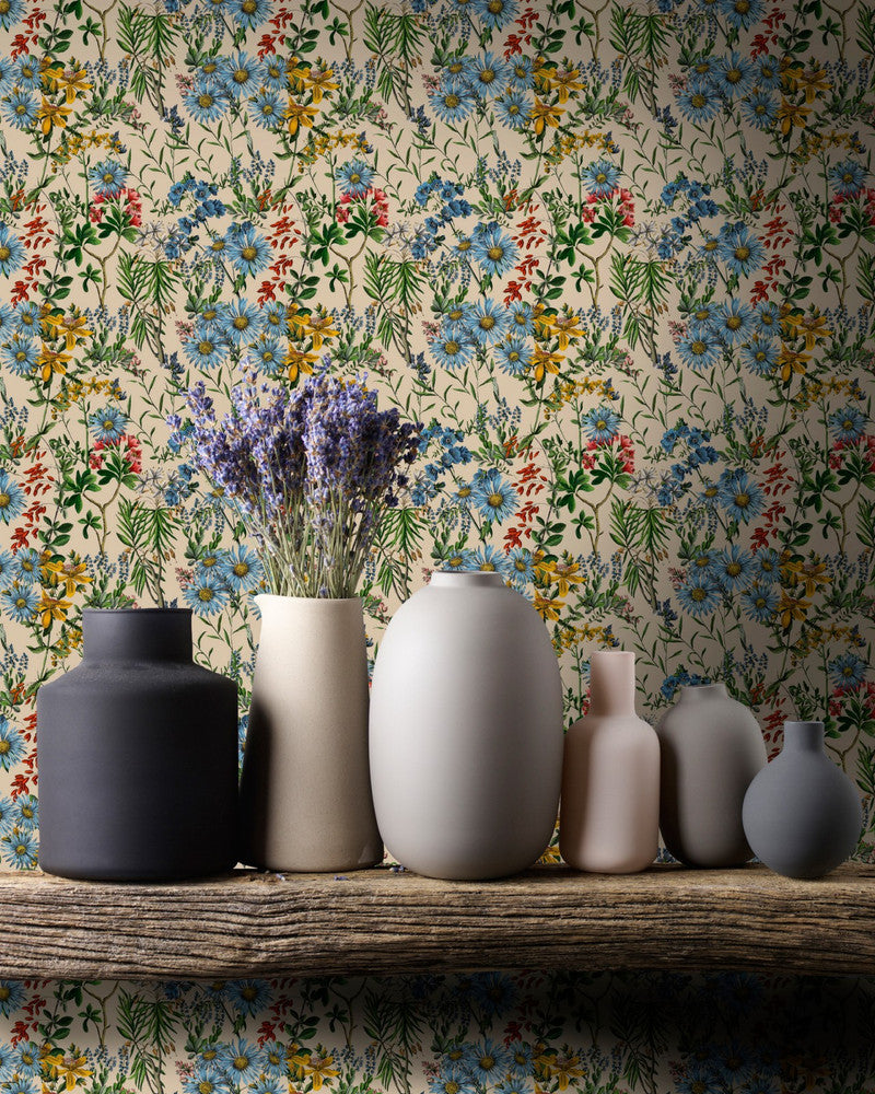 Summerish Taupe Wallpaper by Mind the Gap Designer Wallpaper THE WALLPAPER COLLECTABLES Textured Matte Made in Europe Paste the wall 3 rolls x 20.5 x 3.25 yards - Swanky Fabrics -