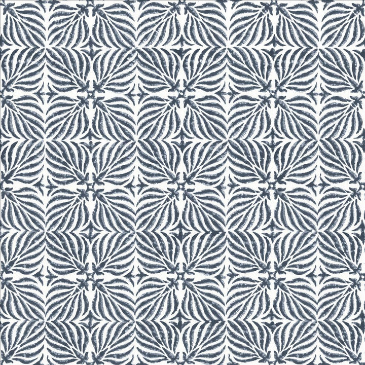 Floriata Blocks Lapis by Kasmir Designer Fabric 5125 90% Cotton
10% Linen
 INDIA </p><p>Repeat: Horizontal: 6 inches and Vertical: 6 inches 53 - Swanky Fabrics -