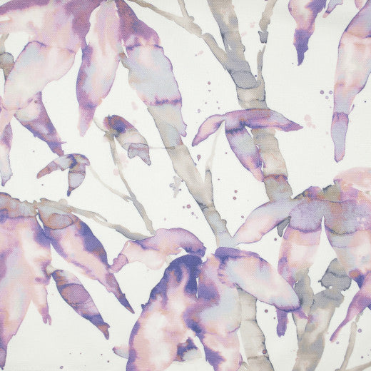 Florist - Purple 118" by Europatex Designer Fabric Florist 100% Polyester China See Sample Horizontal: N/A and Vertical: N/A 118.00 inches  - Swanky Fabrics -