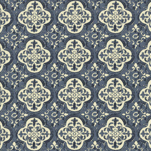 Foil Indigo by Kasmir Designer Fabric
