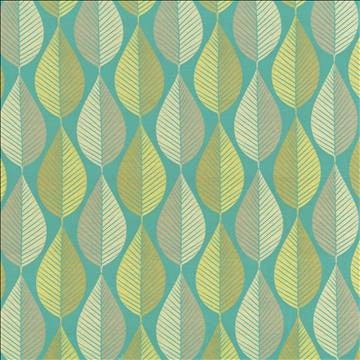Foliage Tour Turquoise by Kasmir Designer Fabric 1436 59% Polyester 41% Rayon INDIA 9,000 Wyzenbeek Double Rubs H: 7 inches, V: 17 4/8 inches 57 - Swanky Fabrics - Kasmir