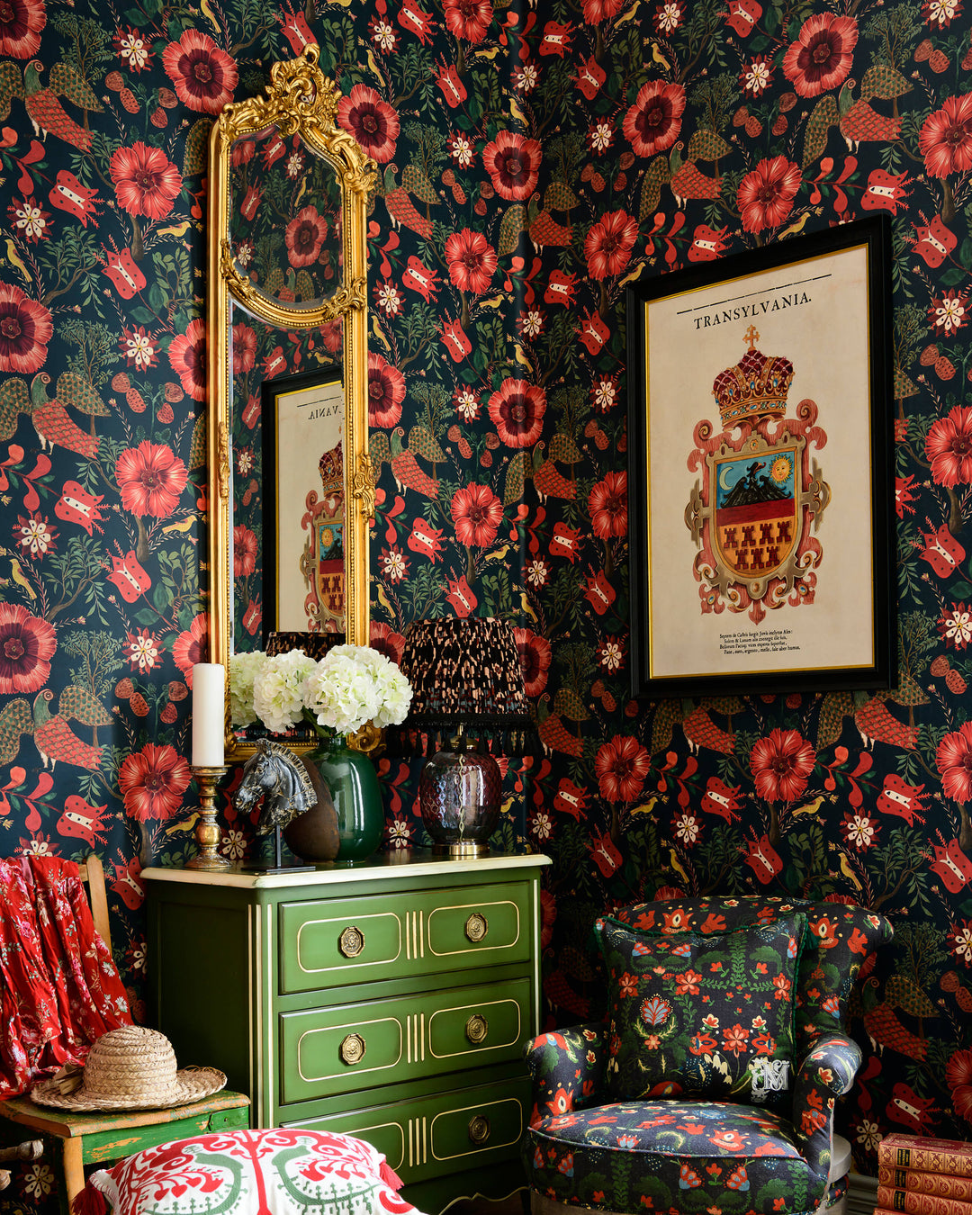 Folk Szekely Dark wallpaper by Mind the Gap (WP20543), view 3