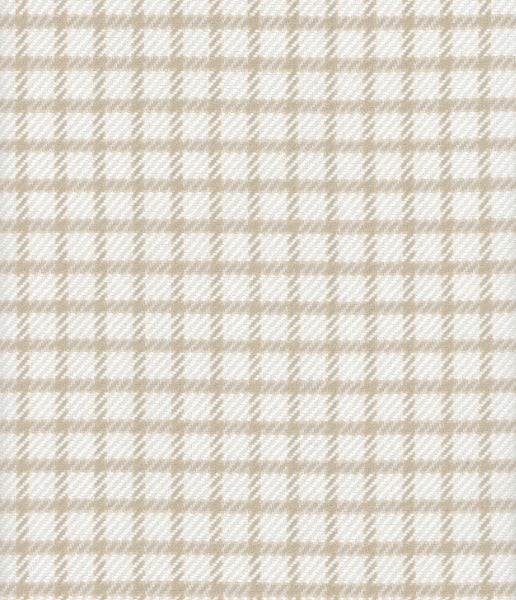 Fontaine White Linen by Roth & Tompkins Fabric - 100% Cotton - India - 15,001-30,000 double rubs - V: .625"  H: .625" - 54" - Fabric Carolina -