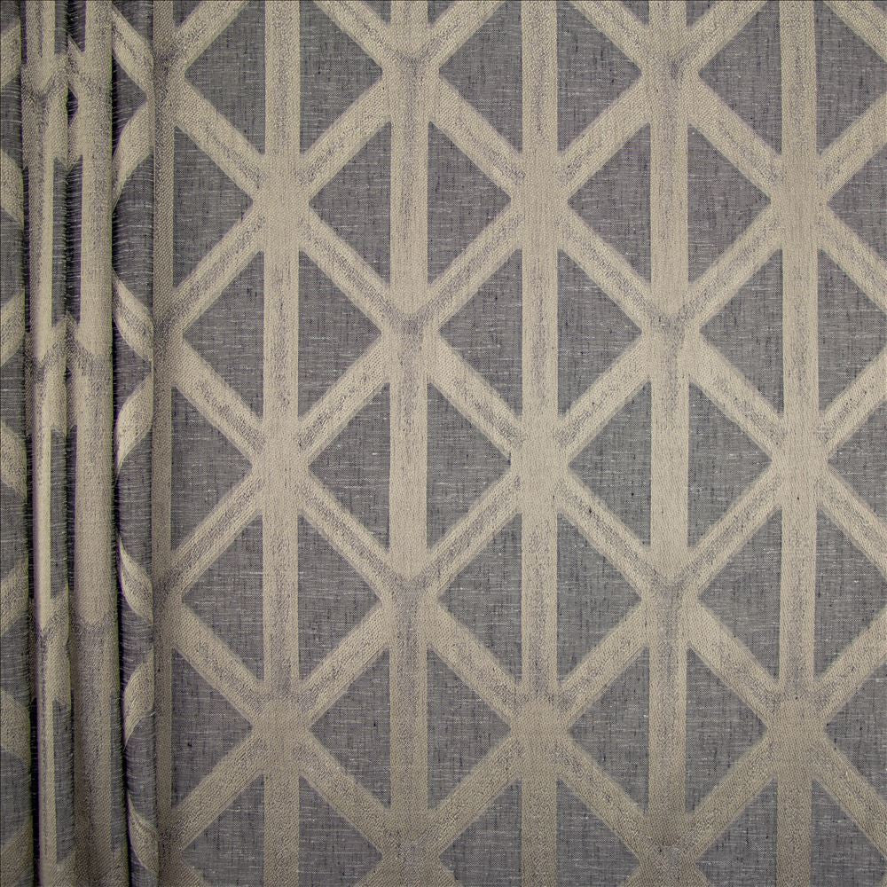 Frankie Fog  by Kasmir Designer Fabric 1465 100% Polyester
 TURKEY Not Tested Horizontal: 7 5/8 inches and Vertical: 7 6/8 inches 118  - Swanky Fabrics -