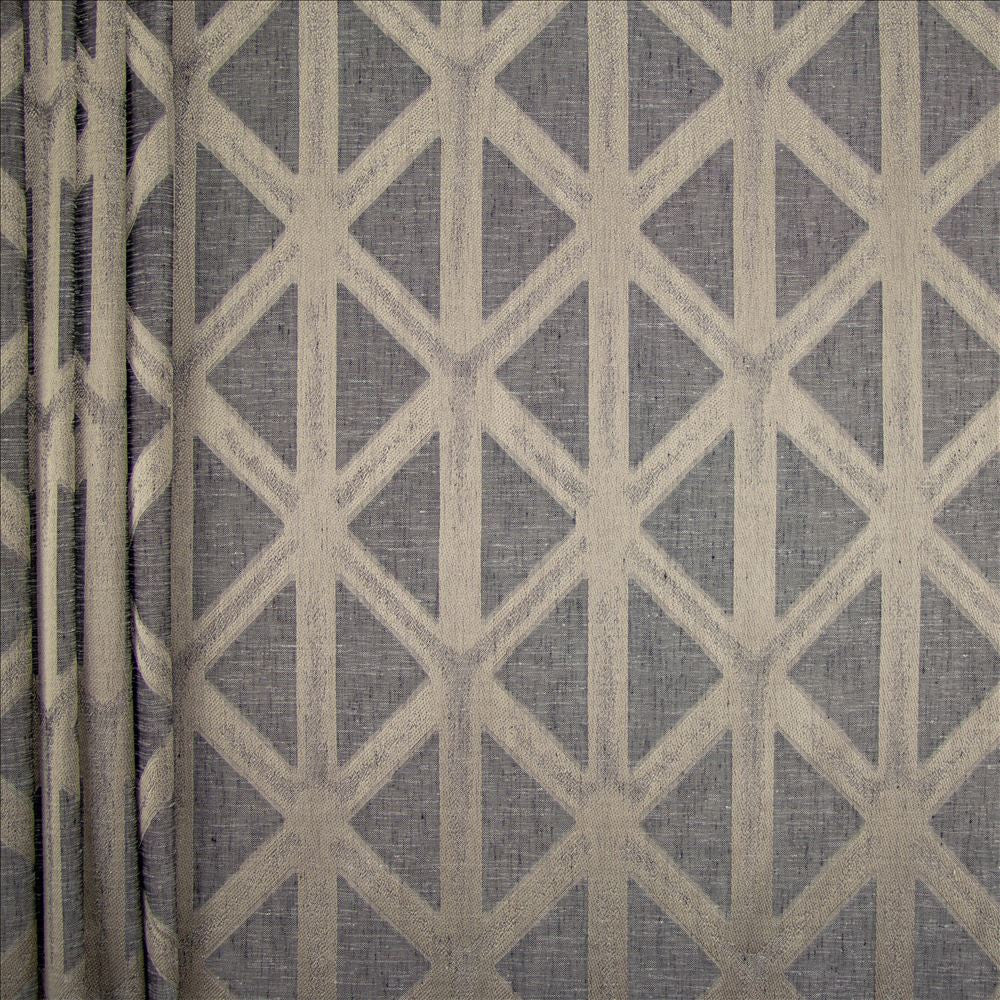 Frankie Fog by Kasmir Designer Fabric 1465 100% Polyester
 TURKEY Not Tested </p><p>Repeat: Horizontal: 7 5/8 inches and Vertical: 7 6/8 inches 118 - Swanky Fabrics -